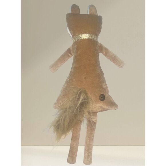 Woof & Poof Fox Plush 18” Fall Dress Rustic Woodland Weighted Collectible 2019 - Picture 5 of 7